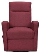 Mazin Furniture Gage Red Swivel Glider Recliner