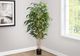 Monarch Specialties Inc. Black/Green 83" Bamboo Tree with 8" Pot-1