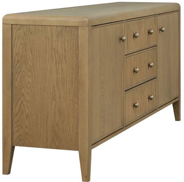 Flexsteel® Reed Driftwood Oak Entertainment Console-4