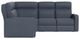 Elran Customizable Art 5-Piece Manual Reclining Sectional-1