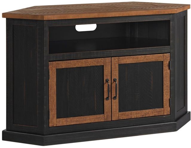 Martin Svensson Rustic Black/Honey Entertainment Console-0