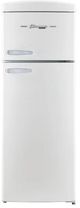 Unique® Appliances Classic Retro 22'' 7.5 Cu. Ft. Marshmallow White Top Freezer Refrigerator-0