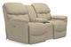 La-Z-Boy® Kipling Toast Power Reclining Loveseat with Console-1