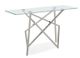 VIG Furniture Modrest Glass Stainless Steel Console Table-0