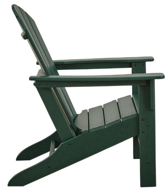 Signature Design by Ashley® Sundown Treasure Green Plastic Outdoor Adirondack Chair-2