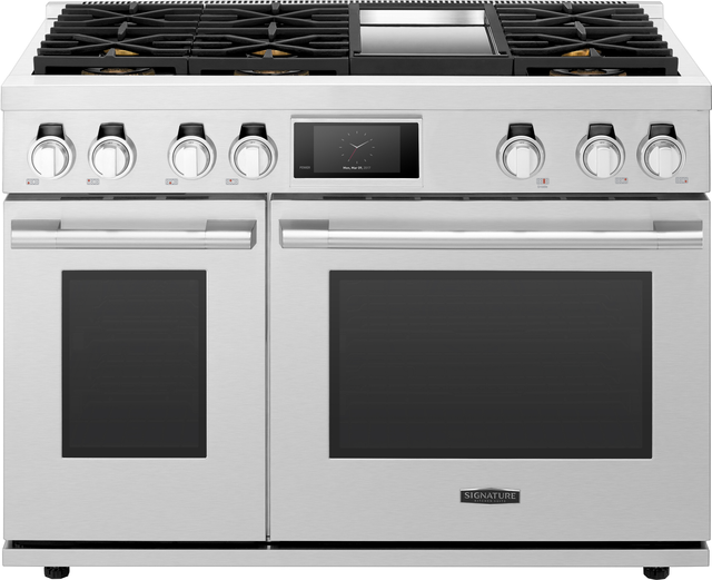 Signature Kitchen Suite 48" Stainless Steel Pro Style Dual Fuel Range-SER# 1138-1