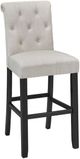 Brassex Inc. Tinga 2-Piece Beige 24'' Bar Stool Set-0