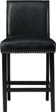 Elements International Meridian Black Counter Side Chair-1