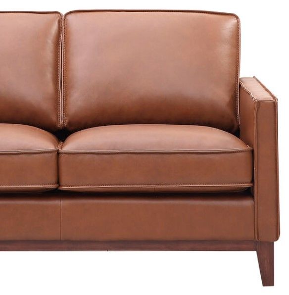 Leather Italia™ Georgetowne Weston Highland Saddle Loveseat-2