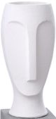 Harp & Finial® Rapu Frosted White/Gray Large Statue-1