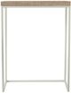 A & B Home Set of 2 Brown/White Nesting Tables-1