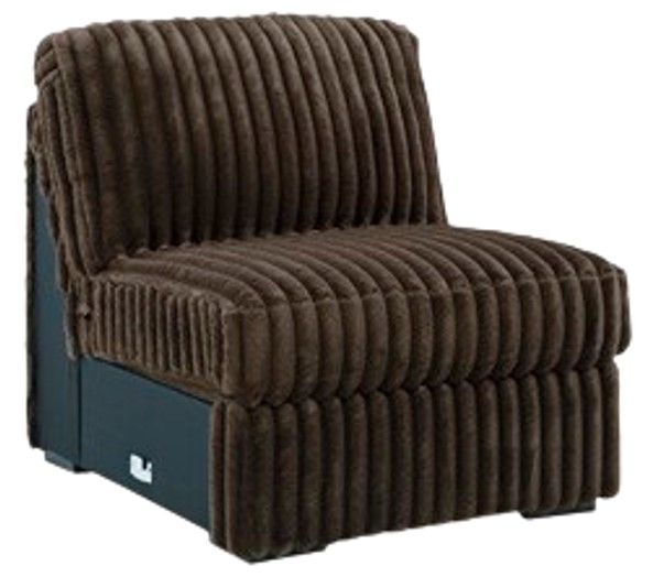 Signature Design by Ashley® Midnight-Madness 3-Piece Chocolate Sectional Sofa-3