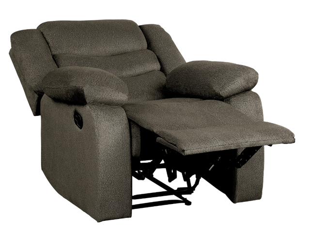 Homelegance® Discus Brown Reclining Chair-3