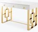 TOV Furniture Audrey White Lacquer Desk-0