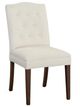 Fairfield® Customizable Entree Dining Camel Short Back Dining Chair with Tobacco Legs and Buttons-0