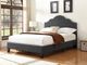 Emerald Home Madison Charcoal King Upholstered Panel Bed-1