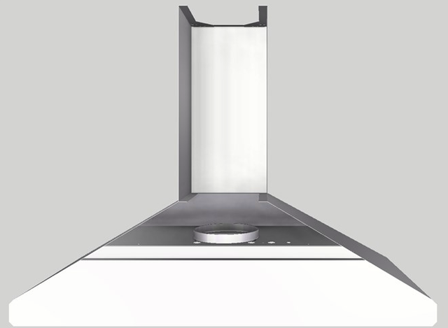 Vent-A-Hood® 48" White Wall Hood-2