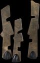 Uttermost® Geometric Echoes 3-Piece Black/Bronze Sculpture Set-0