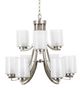 YHD Brushed Nickel 9-Light Chandelier-3