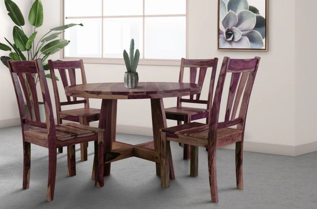 Porter International Designs Kalispell Harvest Round Dining Table-3