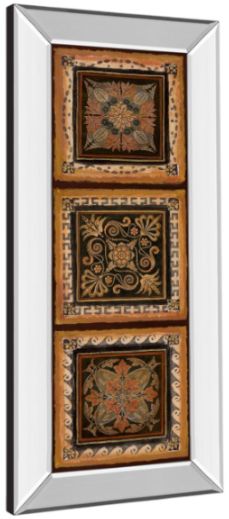 Classy Living Tava Studios Folk Art Panel Il Mirror Framed Wall Art-3