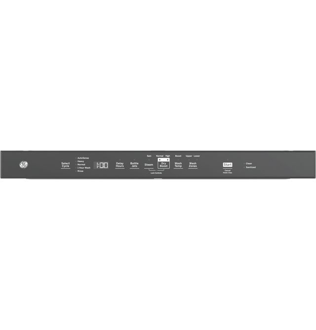GE® ENERGY STAR® 24" Slate Top Control Built-In Dishwasher with Sanitize Cycle-3