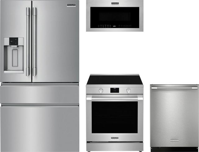 Frigidaire Professional® 4 Piece Stainless Steel Kitchen Package 