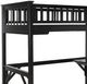 Powell® Porter Black Youth Twin Loft Bed-1