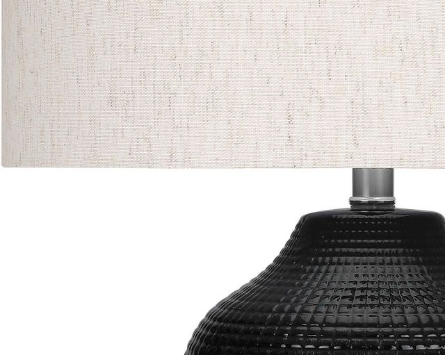 Monarch Specialties Inc. 26"H Black Ceramic Table Lamp-2