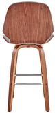 Armen Living Arabela Gray 26" Swivel Bar Stool-3