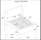 Coaster® Alamosa White Upholstered Eastern King Panel Bed-3