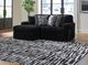 Signature Design by Ashley® Midnight-Madness 2-Piece Onyx Left-Arm Facing Sectional and Chaise-2