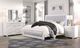Global Furniture USA Santorini Metallic White King Panel Bed-3