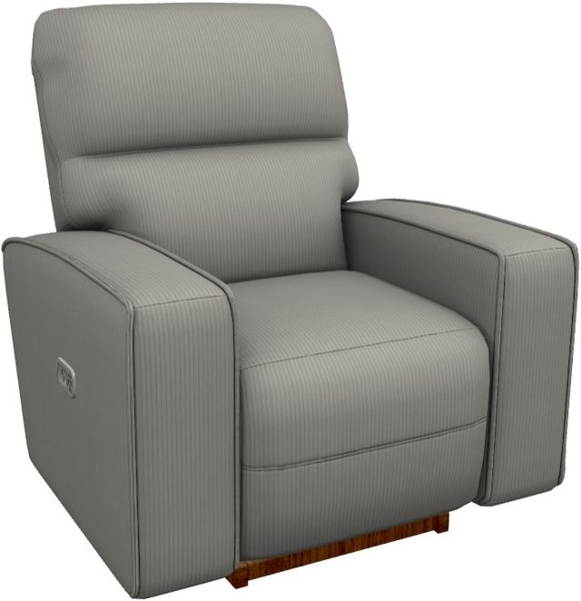 La-Z-Boy® Maddox Pebble Power Rocking Recliner with Headrest and Lumbar-0