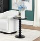 Crestview Collection Taylor Black Painted Round Accent End Table-1