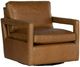 Four Hands Olson Leather Swivel Chair-0