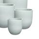 A & B Home 5-Piece Grey Outdoor Egg Pots-1