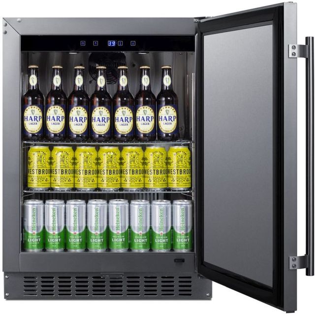 Summit® 3.1 Cu. Ft. Stainless Steel Outdoor Under The Counter Refrigerator -4