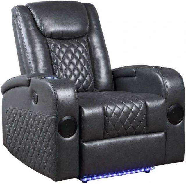 ACME Furniture Alair Dark Gray Power Recliner-0