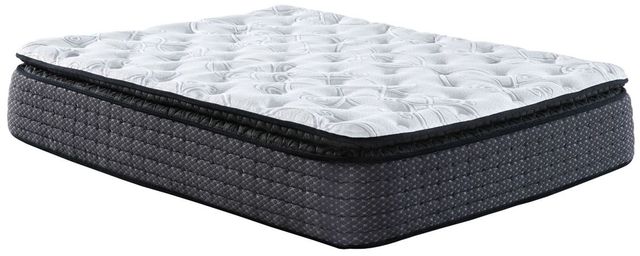 Sierra Sleep® by Ashley® Limited Edition 3-Piece 12" Hybrid Pillow Top and Better than a Boxspring Foundation King Mattress Set-1