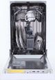 Avanti® 18" White Front Control Built In Dishwasher-4