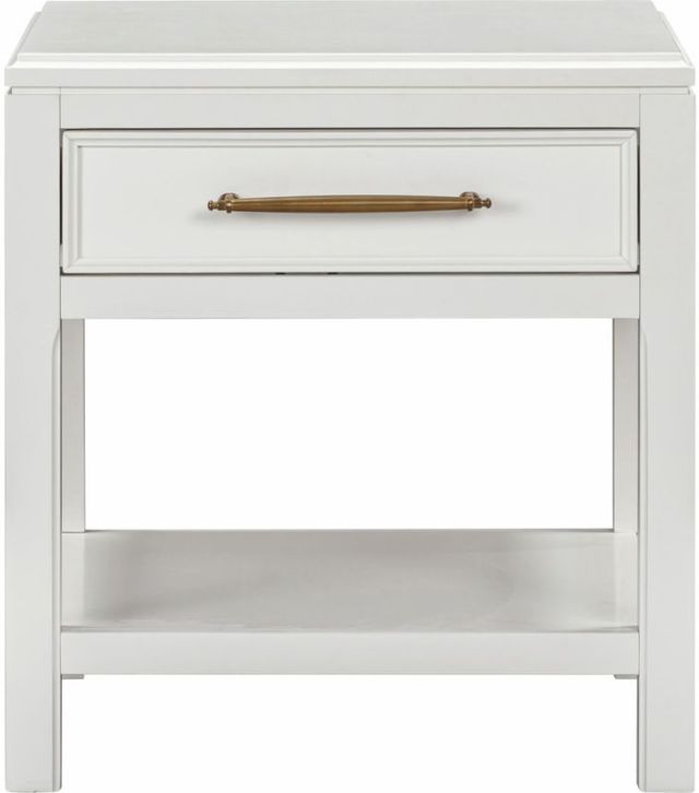 aspenhome® Alexander White End Table-2