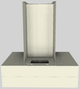 Vent-A-Hood® 30" Biscuit Contemporary Wall Mounted Range Hood-5
