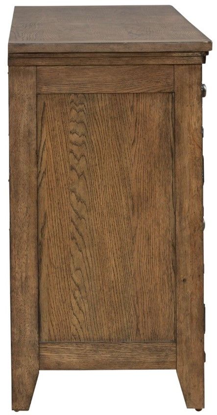 Liberty Furniture Carolina Park Amber Brown Server-3