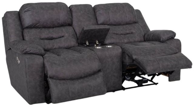 Franklin™ Decker Easter Slate Power Reclining Loveseat-2