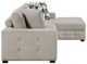 Homelegance® Raife 2-Piece Taupe Right-Arm Facing Sectional and Chaise-3
