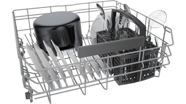 Bosch 300 Series 24" Stainless Steel Front Control Built In Dishwasher -2