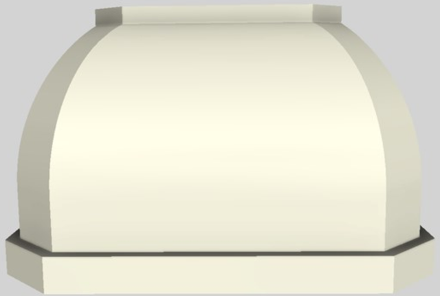 Vent-A-Hood® Designer Series 48" Biscuit Wall Mounted Range Hood-0