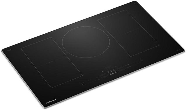 KitchenAid® 36" Stainless Steel Temp Cook™ Induction Cooktop with 5 Cooking Zones-1