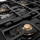 ZLINE 30" 4.2 cu. ft. Classic Gas Range with 4 Burner DuoPro™ Cooktop and Convection Gas Oven in Black Stainless Steel-5
